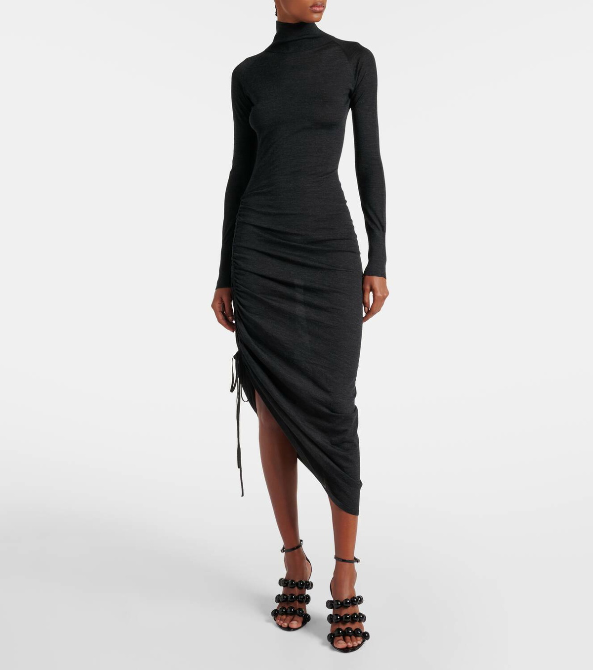 ワンピース ALAIA DRAPED KNIT DRESS 49962327dc_999_f.jpg?impolicy=