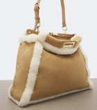 Fendi Peekaboo® Medium suede shoulder bag