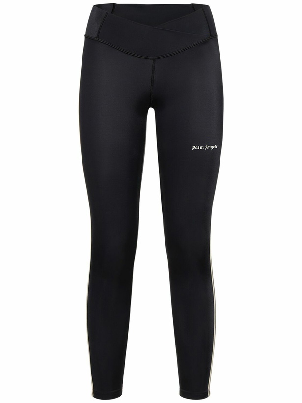 Photo: PALM ANGELS New Classic Stretch Tech Leggings