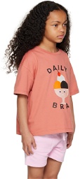 Daily Brat Kids Pink Happy Ice T-Shirt
