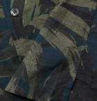 Todd Snyder - Slim-Fit Camp-Collar Printed Cotton Shirt - Green
