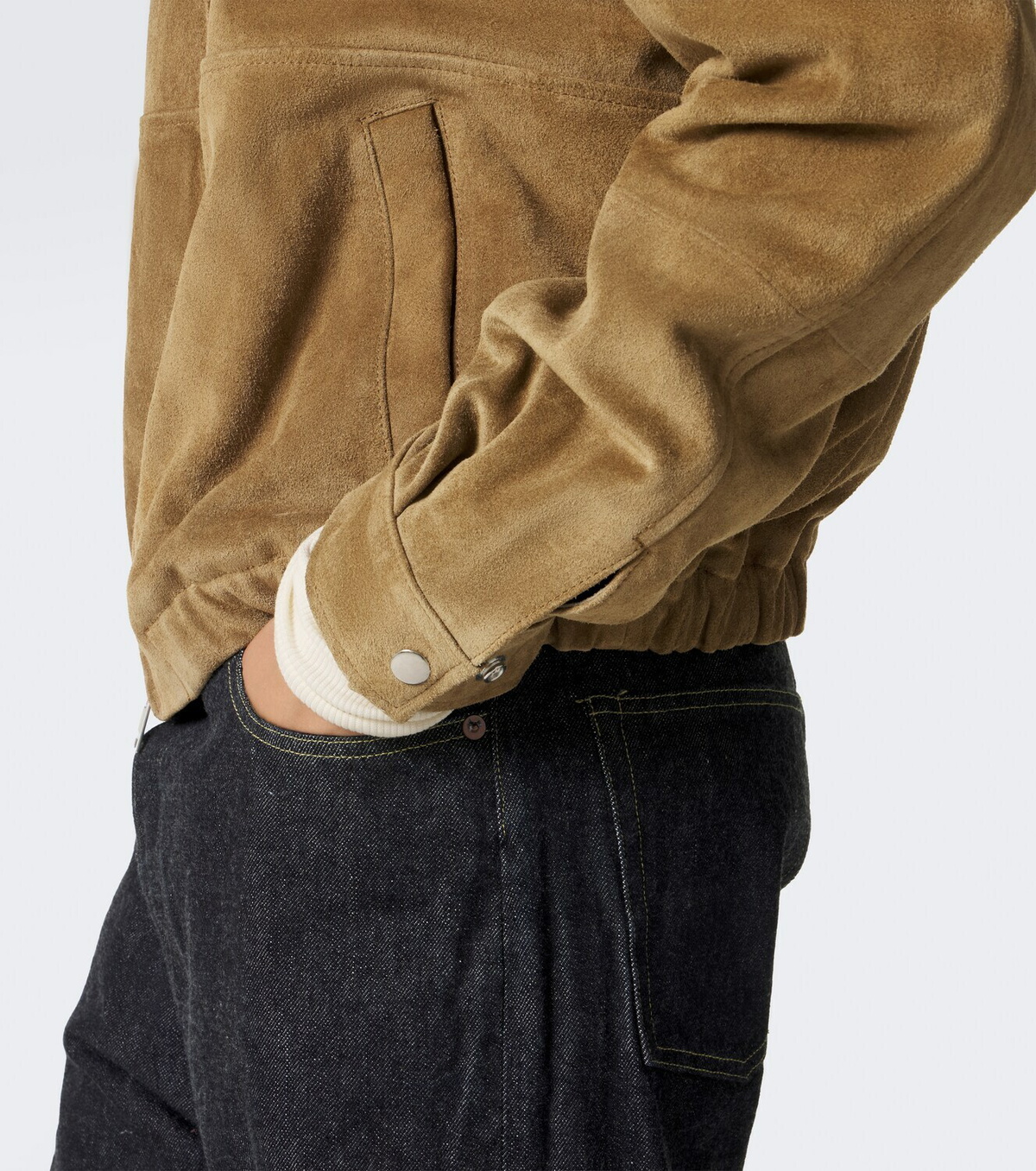 Arma Maddox suede blouson jacket