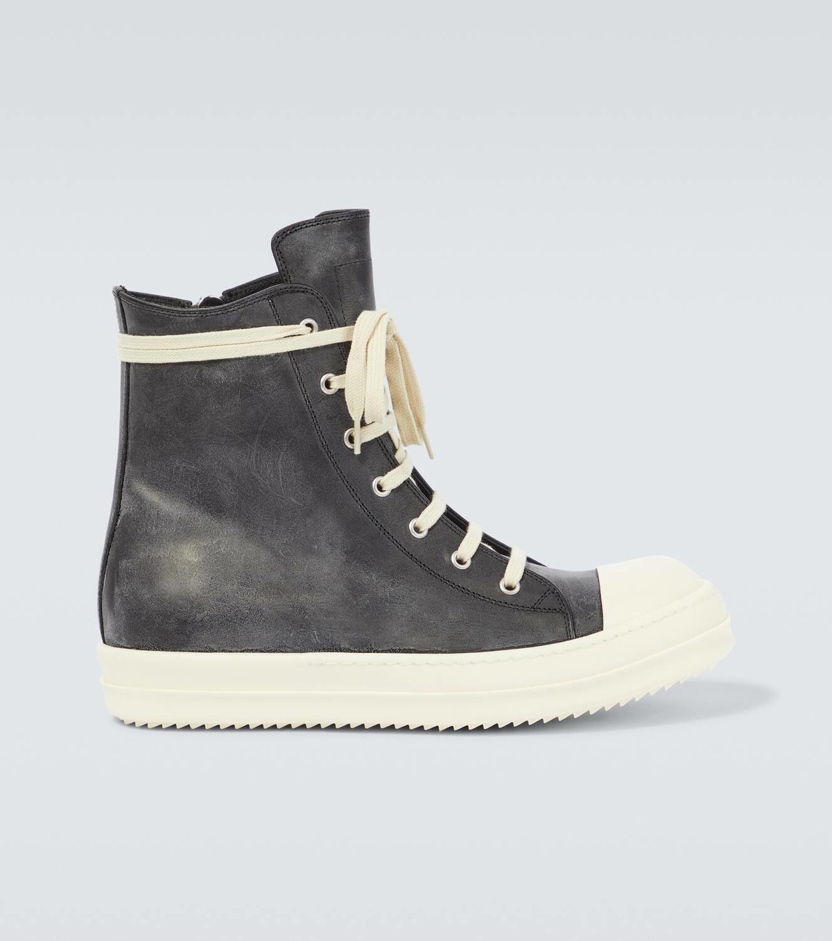 Rick Owens High-top leather sneakers Rick Owens