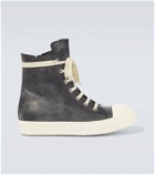 Rick Owens High-top leather sneakers