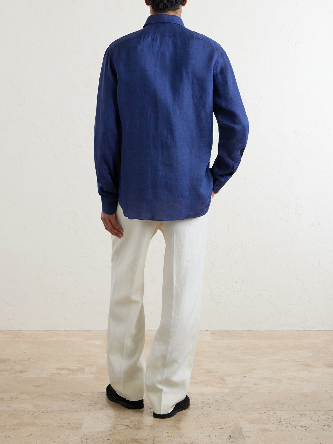 De Petrillo - Linen Shirt - Blue