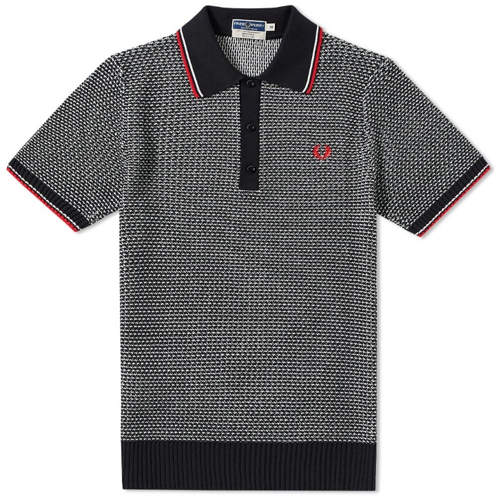 Photo: Fred Perry Reissues Two Colour Knit Polo