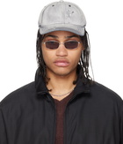 OUR LEGACY Gray Faded Ball Cap