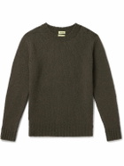 De Bonne Facture - Wool-Bouclé Sweater - Green