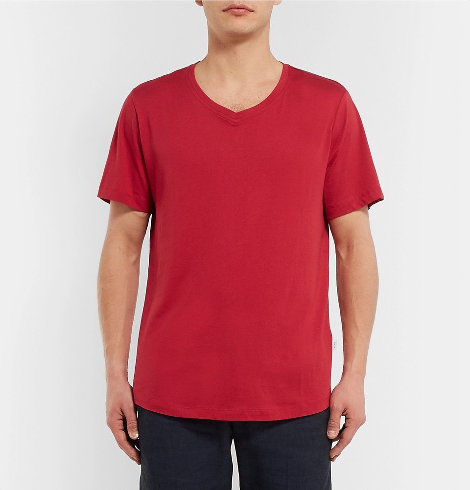 Onia - Cotton and Modal-Blend Jersey T-Shirt - Men - Red