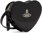 Vivienne Westwood Black Louise Heart Crossbody Bag