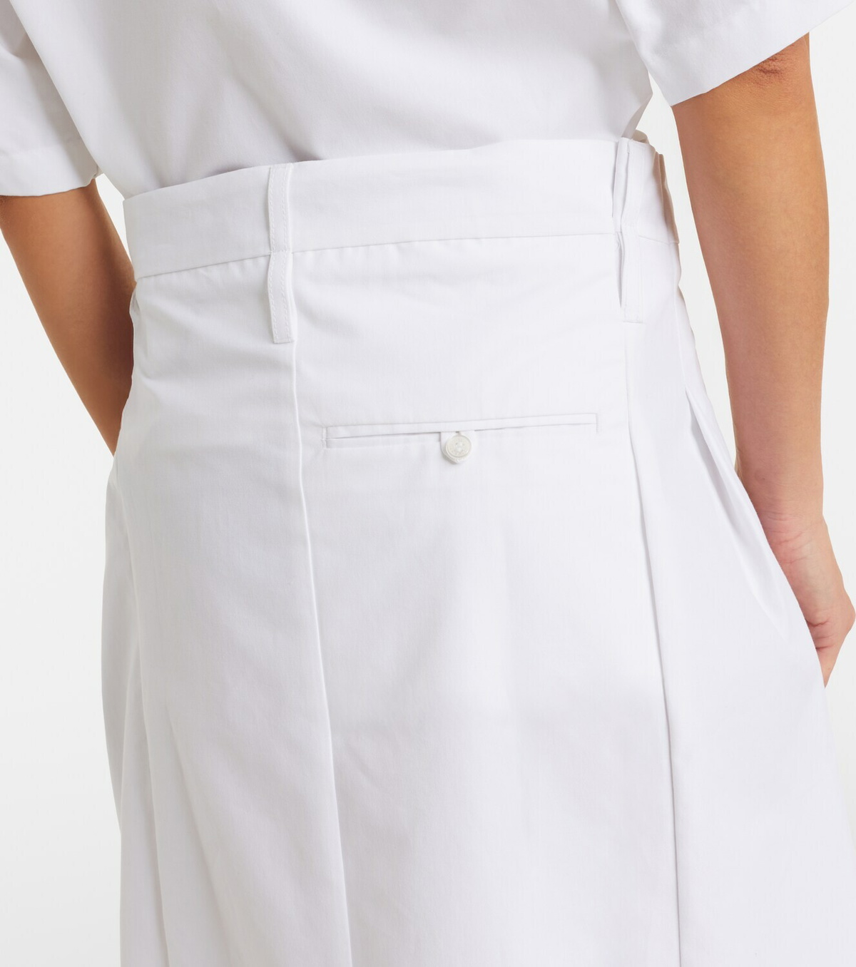 Victoria Beckham Cotton cargo skirt