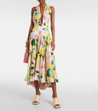 Alexandra Miro Marie Rose floral cotton midi dress