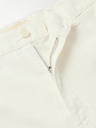 The Row - Sankuro Straight-Leg Cotton and Cashmere-Blend Gabardine Trousers - White