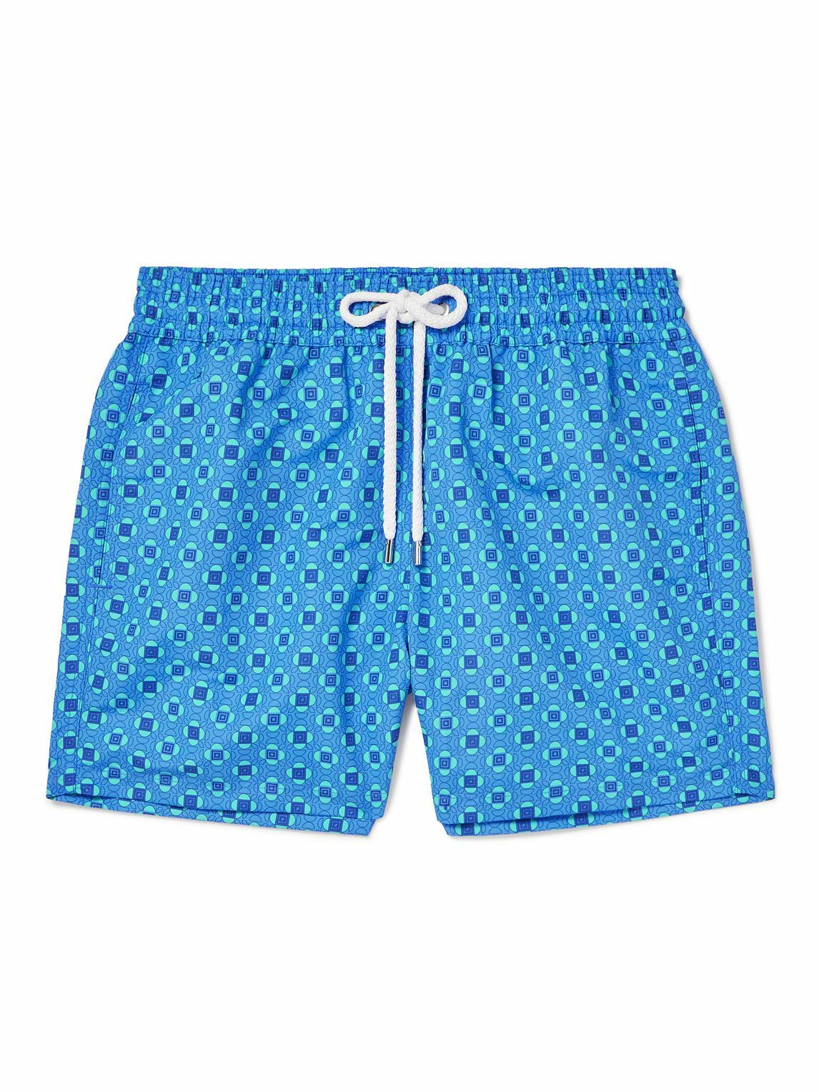 Frescobol Carioca - Straight-Leg Short-Length Printed Swim Shorts ...