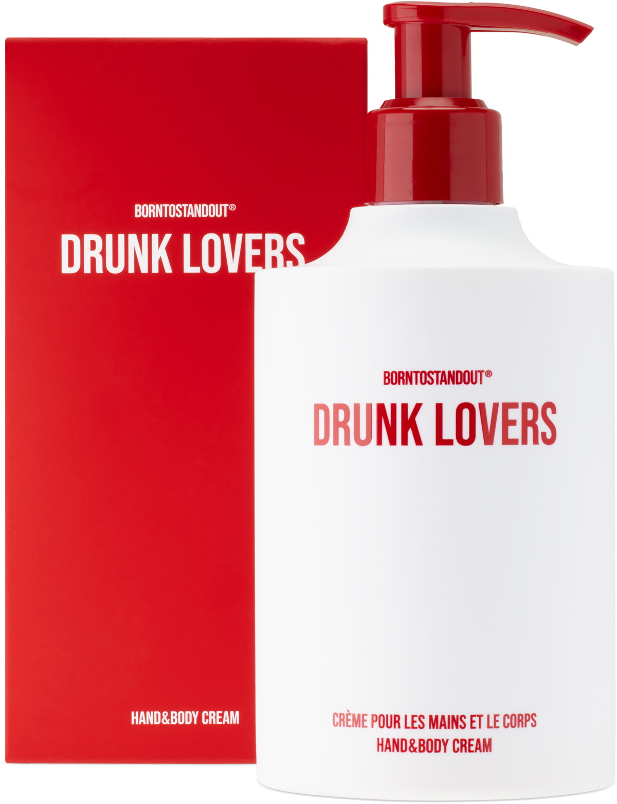 BORNTOSTANDOUT Drunk Lovers Hand & Body Cream, 350 mL