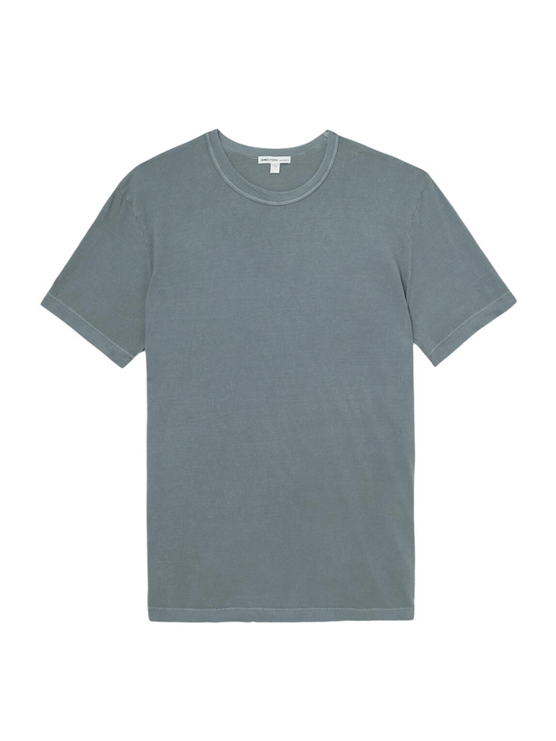 Photo: James Perse - Cotton-Jersey T-Shirt - Gray