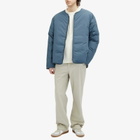 Jil Sander+ Men's Jil Sander Plus Water Repellent Padded Liner in Deep Atlantic Blue