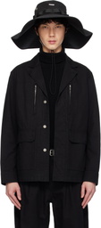 AFTER PRAY Black F-2 Work Blazer