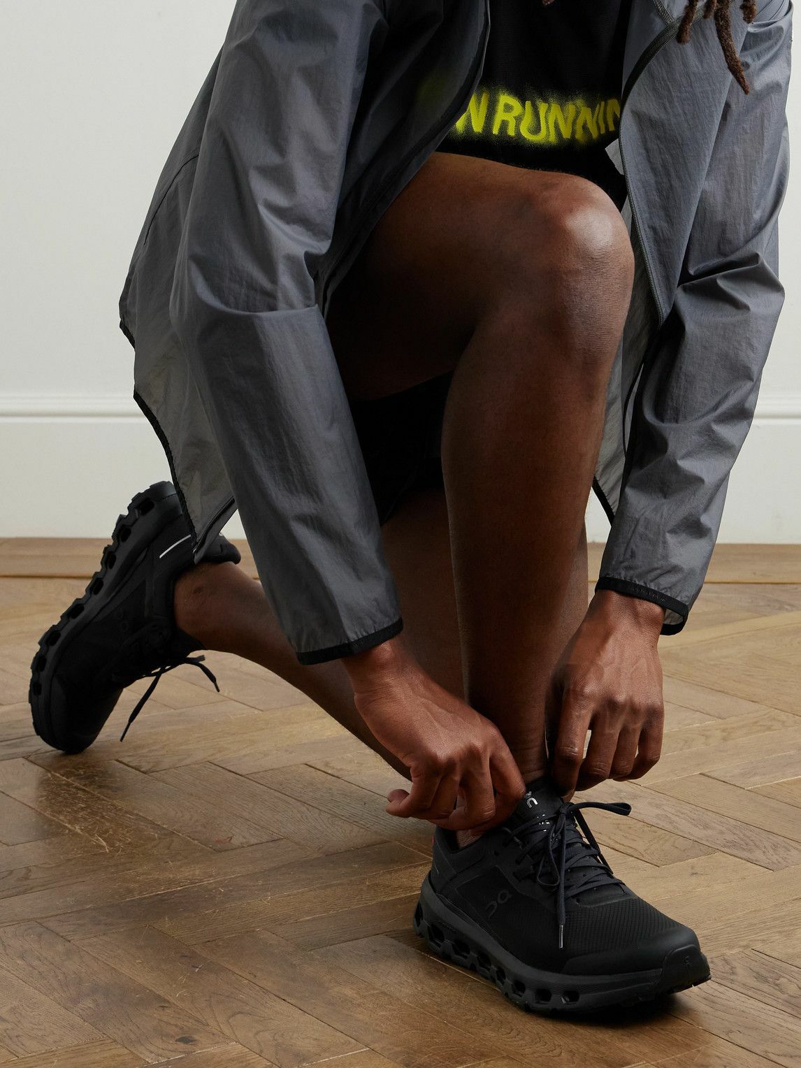 ON - Cloudvista 2 Rubber-Trimmed Ripstop Sneakers - Black On