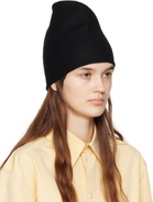Jil Sander Black Cashmere Beanie