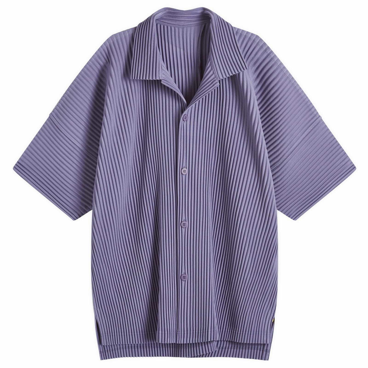 ISSEY MIYAKE PHYSIOTYPE PLEATSプリーツ半袖シャツ紫 ISSEY MIYAKE PHYSIOTYPE PLEATSプリーツ半袖シャツ紫 PLEATS PLEASE