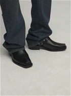 TOGA VIRILIS - Leather Mule Boots W/buckles