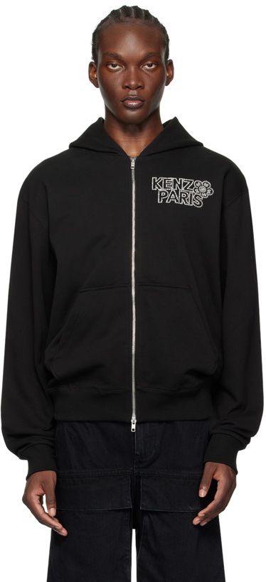 Photo: Kenzo Black Kenzo Paris Constellation Hoodie