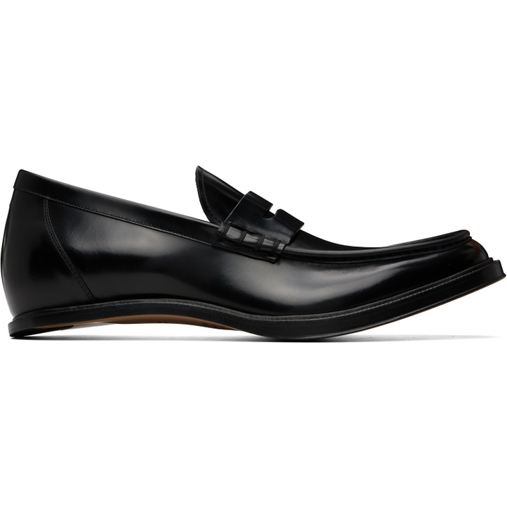 Photo: Maison Margiela Black Heel-less Loafers