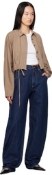 DARKPARK Blue Khris Barrel Leg Jeans