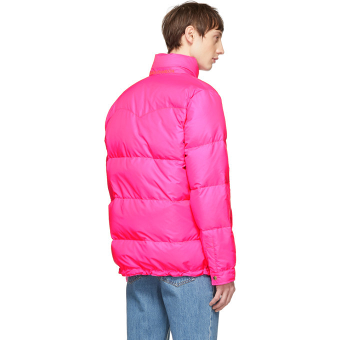Bianca Chandon Pink Crescent Down Works Edition Down Western Pullover Jacket
