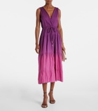 Velvet Marilyn cotton voile midi dress