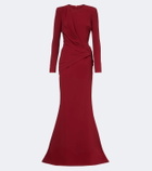Elie Saab Draped cady gown