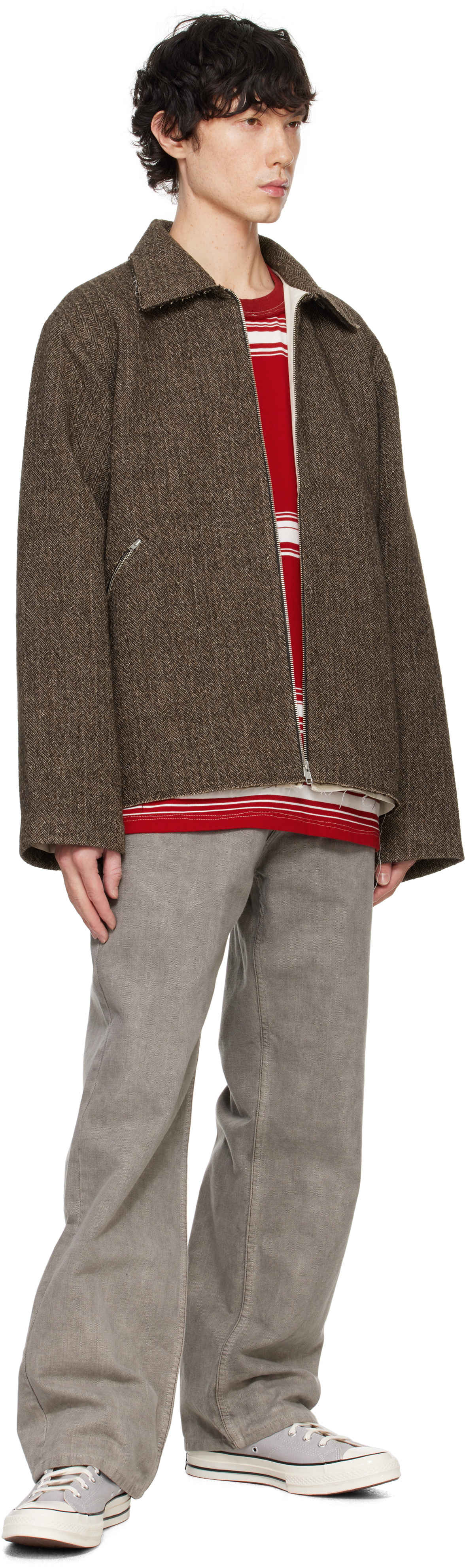 Camiel Fortgens Brown Simple Jacket