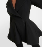 Alaïa Princess wool-blend coat