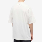 Tommy Jeans Men's Split Hem Graphic Logo T-Shirt in Ancient White