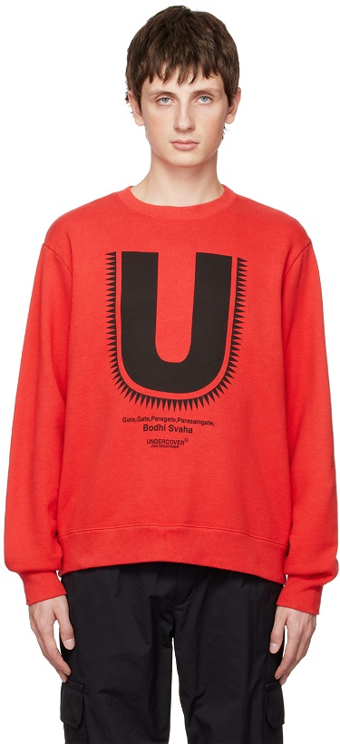 Photo: Undercover Red 'U' Sweatshirt
