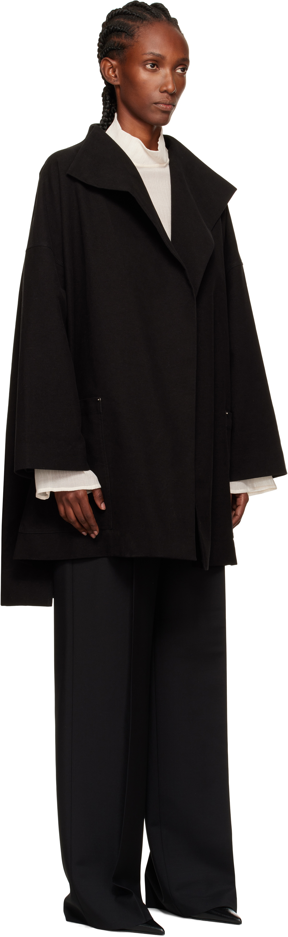 GIA STUDIOS Black Grace Coat