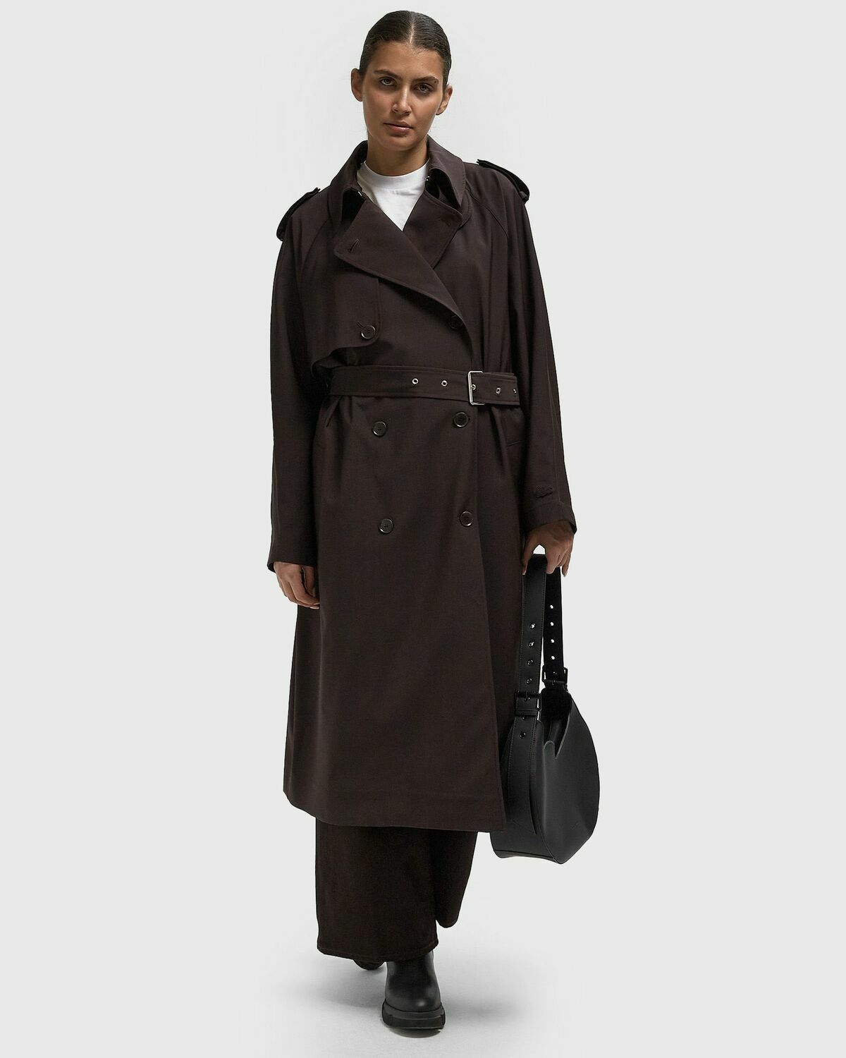 Lacoste COAT Brown Women