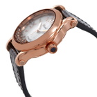 Chopard Happy Sport 18kt Rose Gold Automatic White Dial Ladies Watch 274808-5008