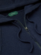 Incotex - Cashmere Zip-Up Hoodie - Blue