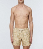 Commas Printed swim shorts