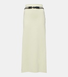 Max Mara Ora cotton-blend maxi skirt