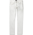 TOM FORD - Slim-Fit Selvedge Denim Jeans - Men - White