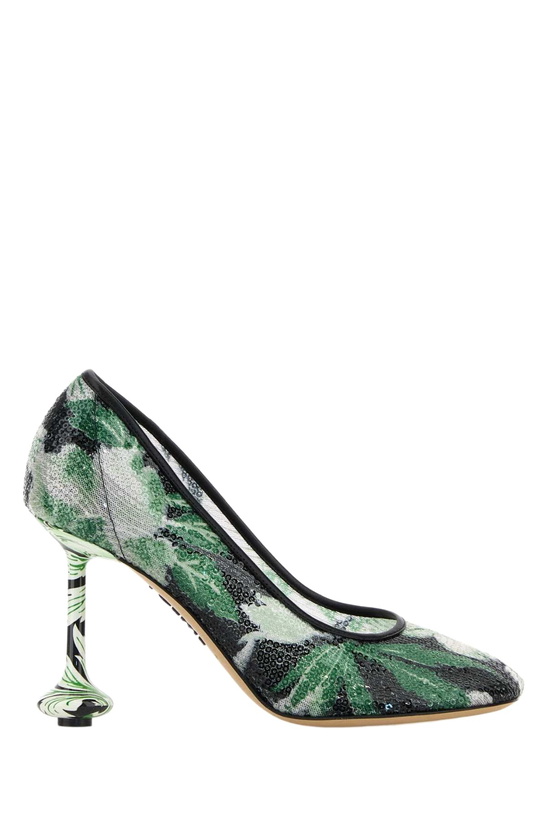 Photo: Loewe Embellished Mesh Toy Pumps