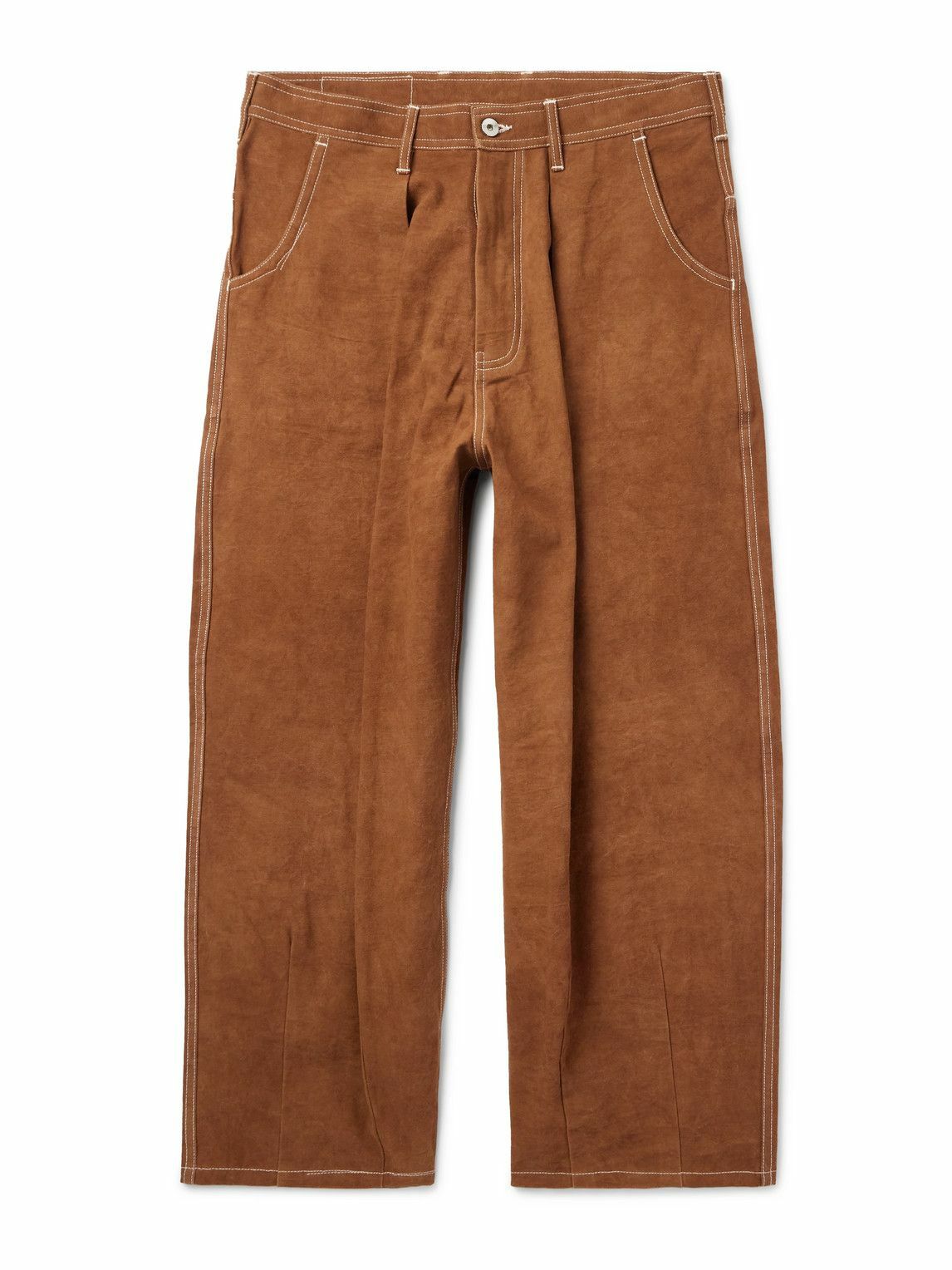 Story mfg. Men's Lush Pants in Black Wonky-Wear Story Mfg.