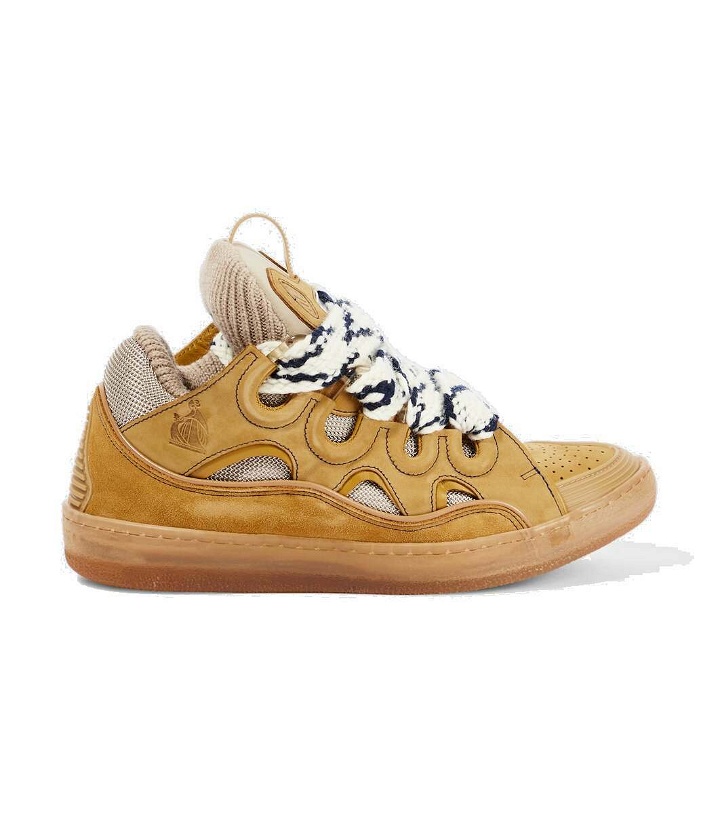 Photo: Lanvin Curb suede sneakers