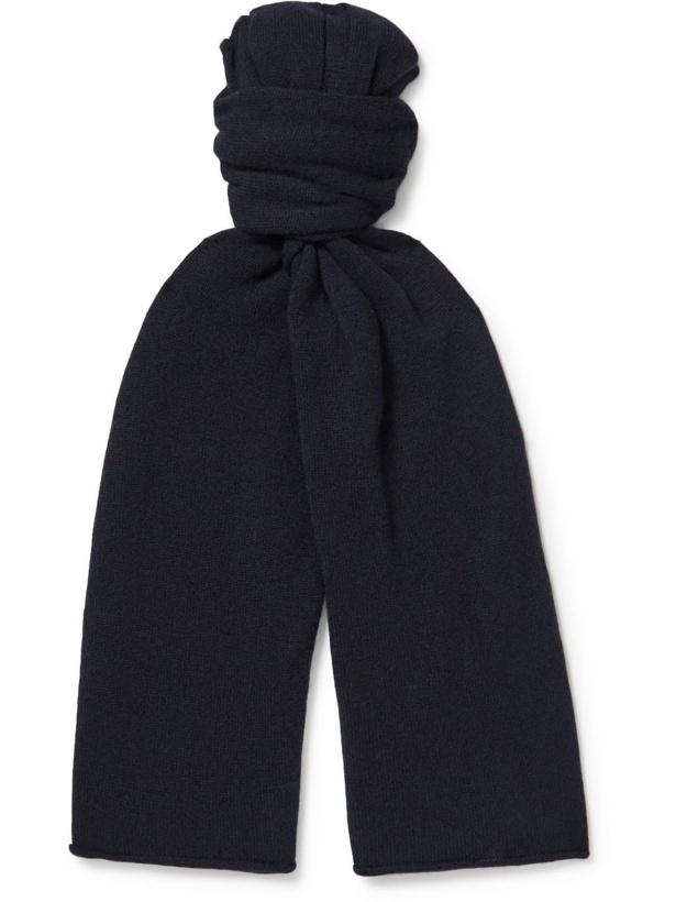 Photo: Anderson & Sheppard - Ribbed Cashmere Scarf