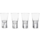 Tom Dixon - Tank Set of Four Striped Shot Glasses - Gold