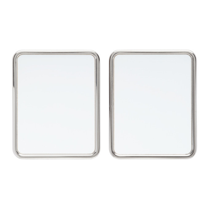 Photo: Dheygere Silver White Board Earrings