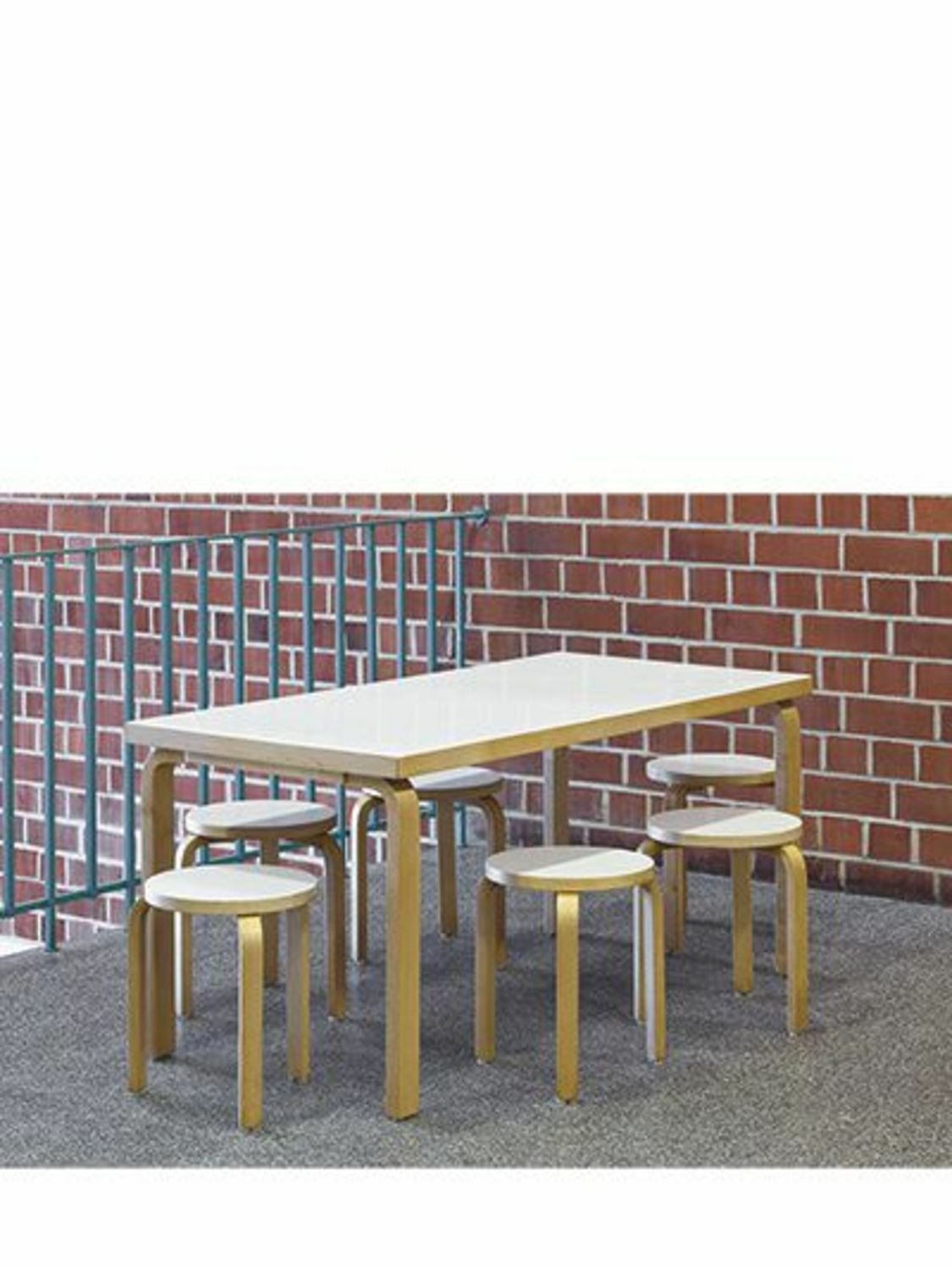 ARTEK E60 Wood Stool